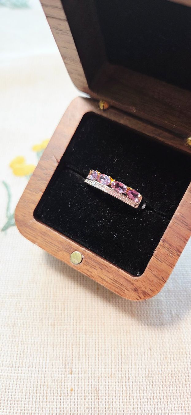Anelli: NEW - S925 Amethyst Ring (Adjustable) – Nuovo (secondo la descrizione) da Zürich venduto da cin_wcf6 3