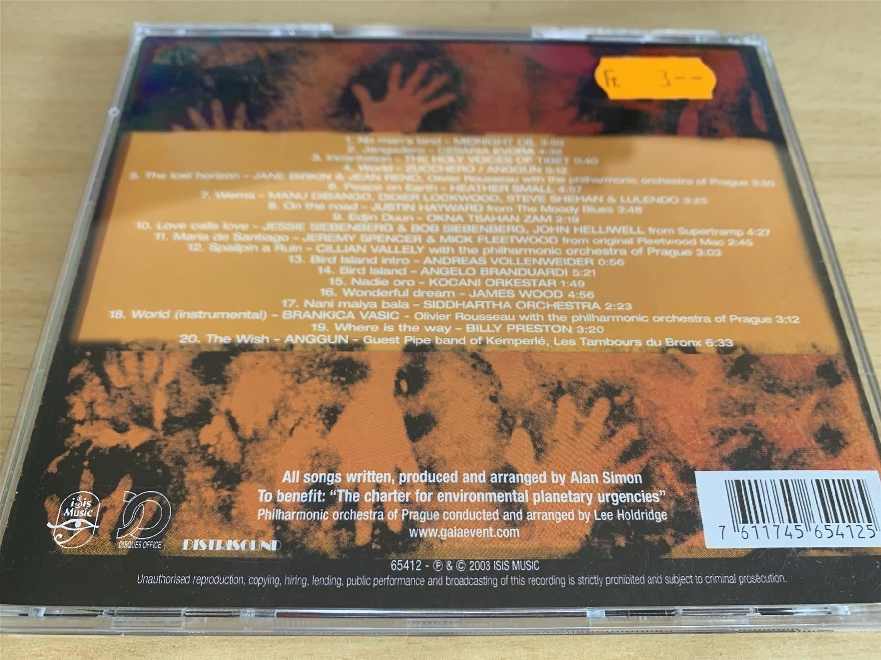 CD: Alan Simon – Gaïa – Usato da Rikon im Tösstal venduto da Alpenmutz 1