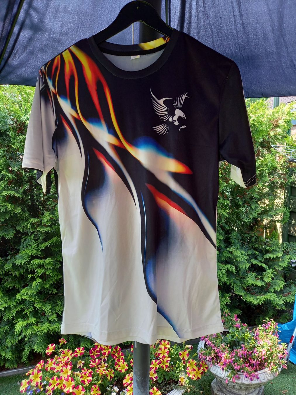 T-Shirts: Buntes, leichtes Shirt Gr S – Neu (gemäss Beschreibung) aus Möhlin von Simba4871