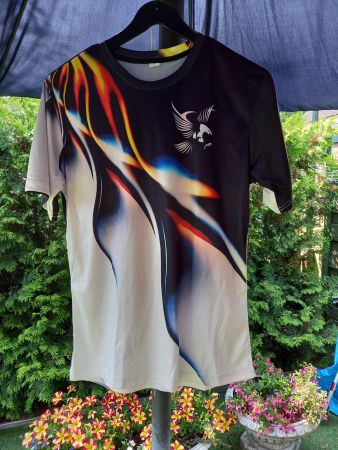 Buntes, leichtes Shirt Gr S