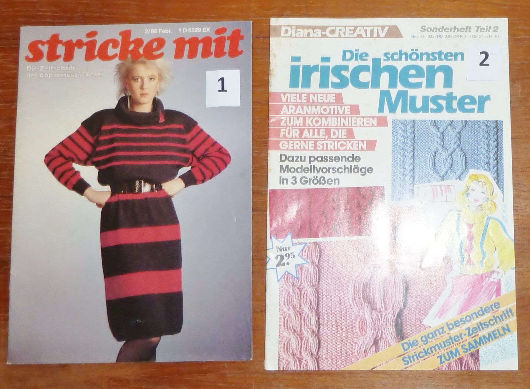 Riviste & Magazine: 2 Bücher Strickanleitungen - im Einzelverkauft – Usato da Siebnen venduto da Ra-la-ra-ol