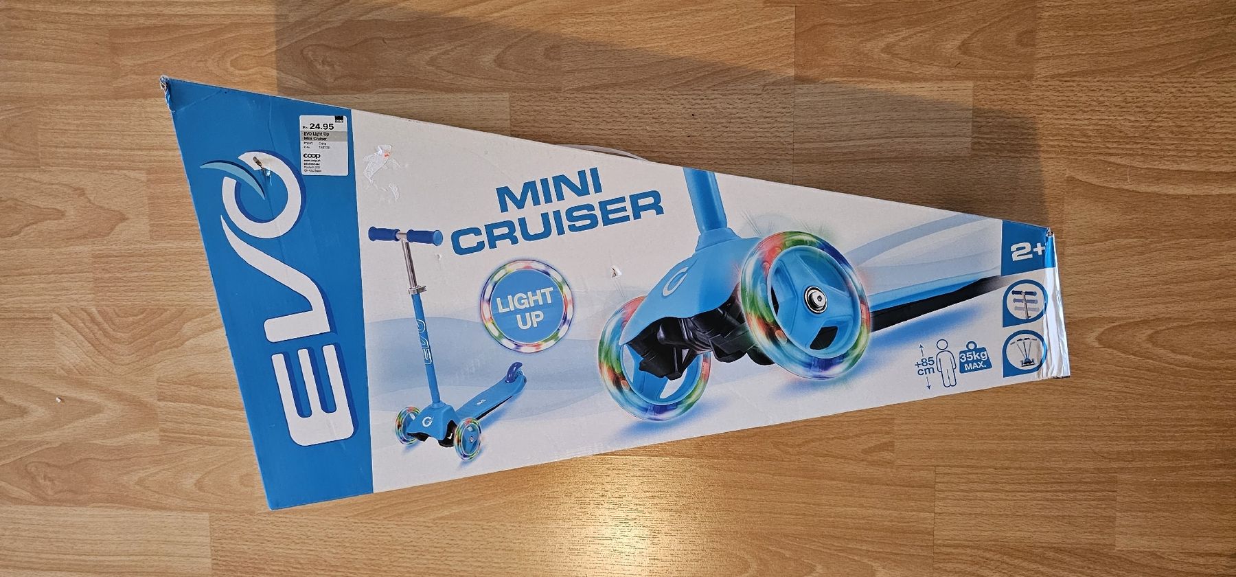 Véhicules pour enfants: Kinderroller EVO Mini Cruiser mit Lichtern neu – Neuf avec emballage d'origine à Bazenheid par Mermaid07