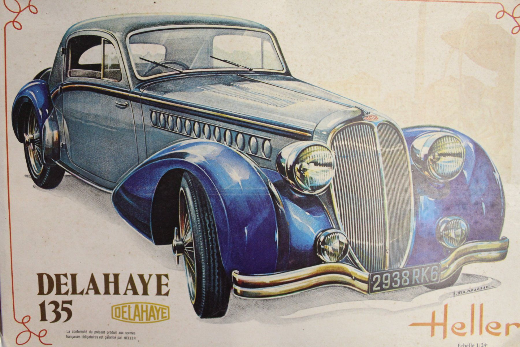 Heller Modellini d'auto: DELAHAYE 135  M 1/24 – Nuovo (secondo la descrizione) da Heimenschwand venduto da Aschi48