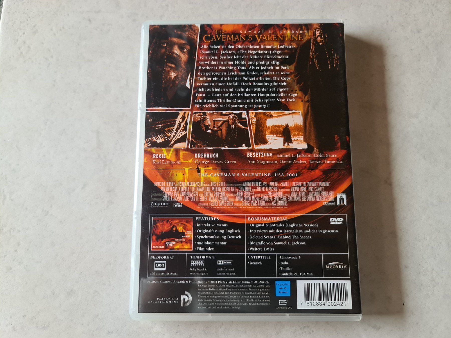Tutti i DVDs: The Caveman's Valentine – Usato da Schneisingen venduto da backstore24 2