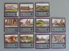 SAMMELBILDCHEN REKLAMEMARKEN BESUCHET STUTTGART