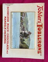 *Seltene Vintage Toblerone Karton-Werbung (ca. 19101930)
