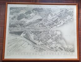 Malerischer Plan der Stadt Zürich und ihrer Umgebung