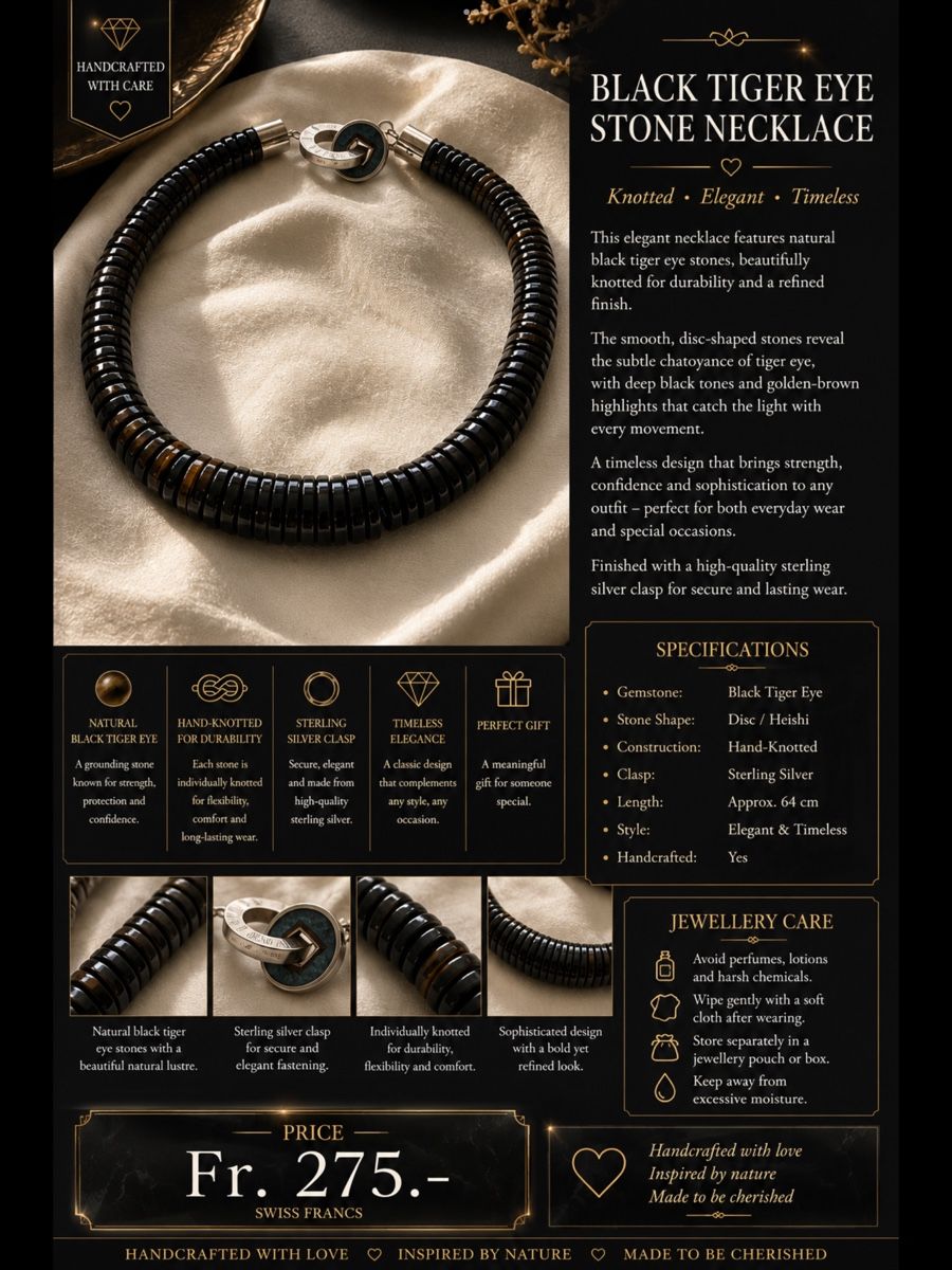 Ketten: Tigereye  necklace – Neu (gemäss Beschreibung) aus Horgen von jgo_mxn5