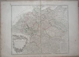 Deutschland Kupferstichkarte von Delamarche 1792