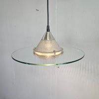 Vintage LACRI made in Italy Pendelleuchte Hängellampe Glas