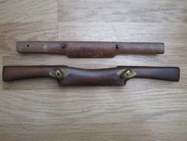 2 antike Holzhobel