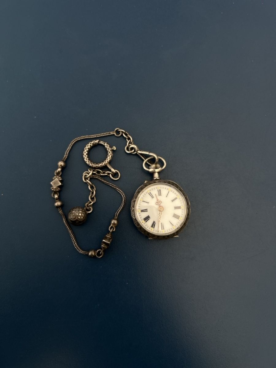Altri accessori per orologi: Antike Taschenuhr mit Kette – Usato da Zuchwil venduto da celixne