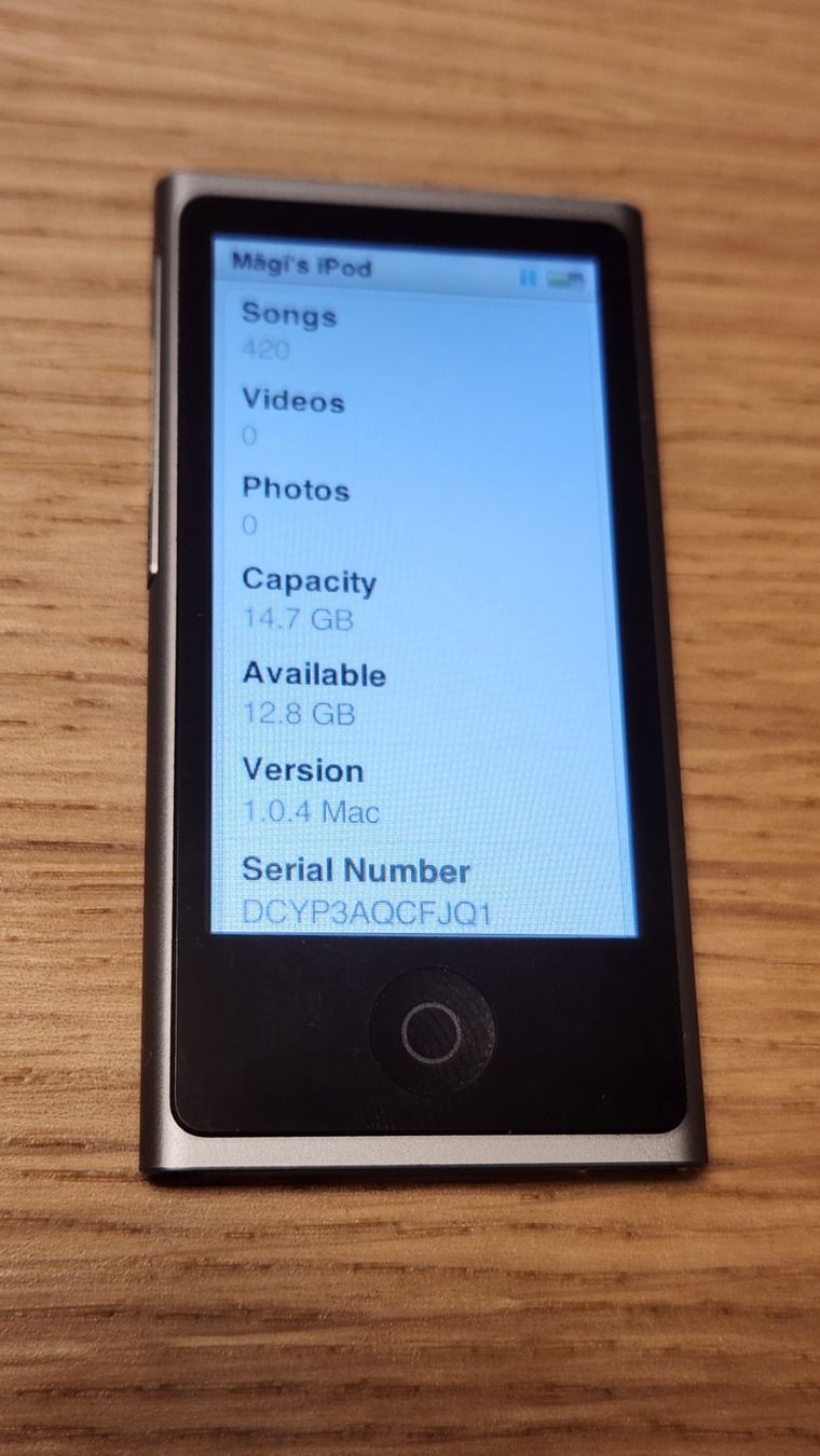 Apple Tragbarer Mediaplayer: iPod Nano 7th gen – Gebraucht aus Zollikofen von lagavulin03 2