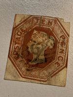 Grossbritannien 1847/ 54, Ten Pence #6, Luxus Sammlerstück!