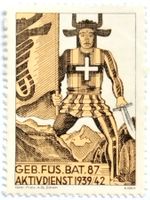 Soldatenmarke 2.WK,Gebirgs Füsilier Batallion 87, Wi Inf 477