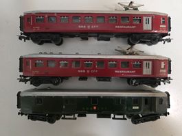 Märklin 3 voitures CFF dès 1.-fr