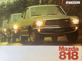 ORIGINAL PROSPEKT | MAZDA 818 - ALLE MODELLE | AB 11.1975
