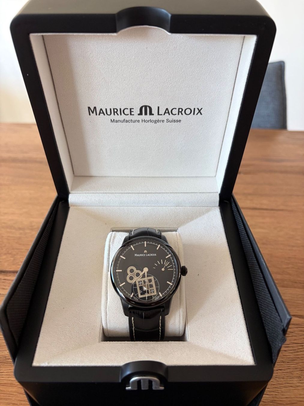 Maurice Lacroix Orologi: Maurice Lacroix Masterpiece Square Wheel – Nuovo (secondo la descrizione) da Winterthur venduto da florianbernet