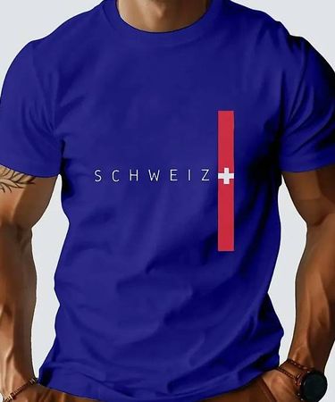 T-Shirt, blau, Grösse L (Neuware)
