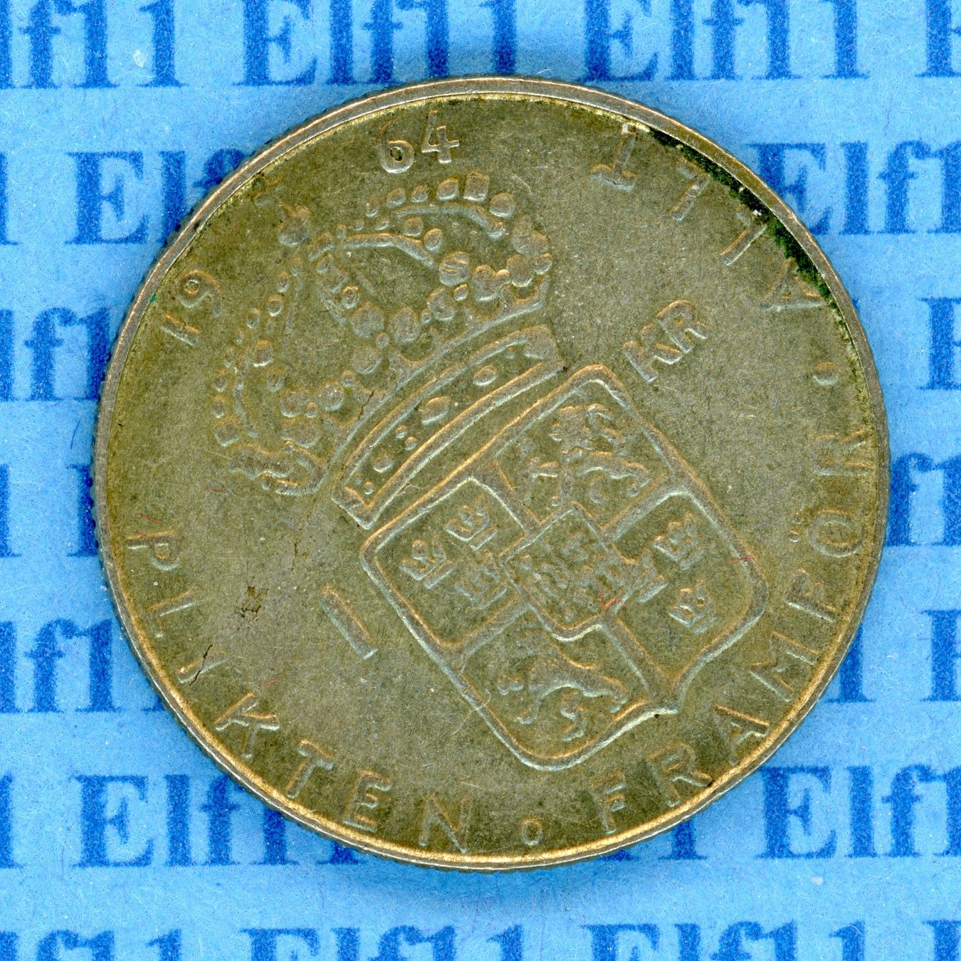 Alle Münzen: SEK___1.00 1964 ss-vz 1 Krone – Gebraucht aus Widnau von Elf11