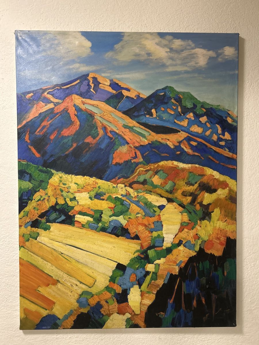 Dipinti: Original Gemälde, Berglandschaft, signiert, Herbst! – Usato da Glarus venduto da KunstWerkEr-LS87 2