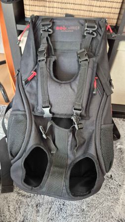 Hundetransportrucksack DOG CARRIER schwarz