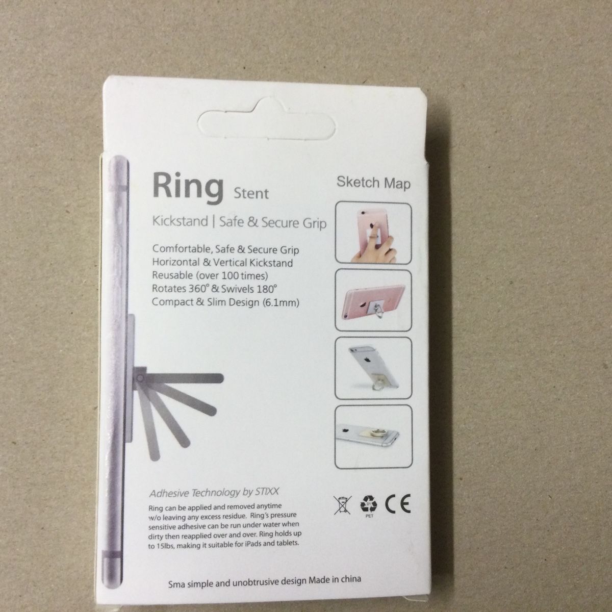 Staffe: Handy Ring Ständer Halterung Smartphone Tablet Neu OVP – Nuovo e nell'imballaggio originale da Achseten venduto da polarw 1