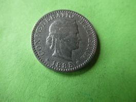 Schweiz 1885,  20 Rappen