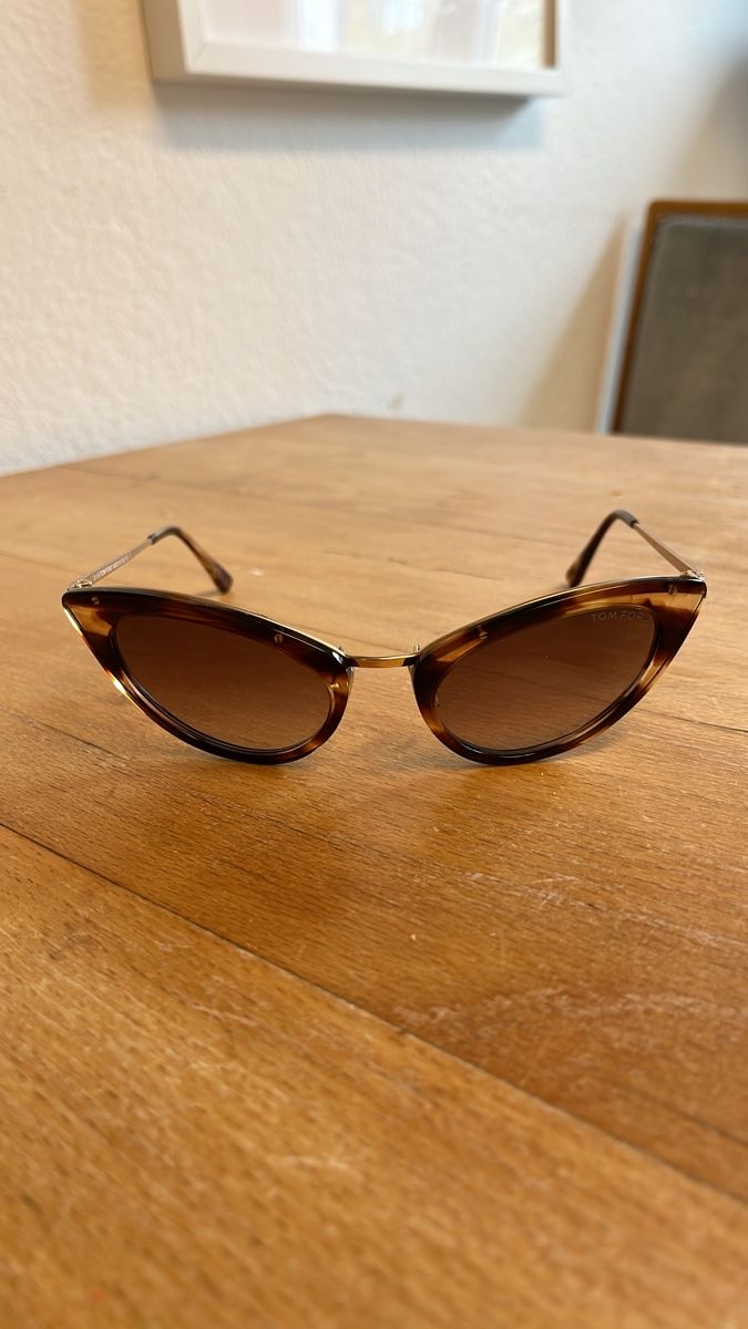 Tom Ford Occhiali & Lenti: Sonnenbrille Tom Ford Cat-Eye braun – Usato da Uster venduto da Kalici1