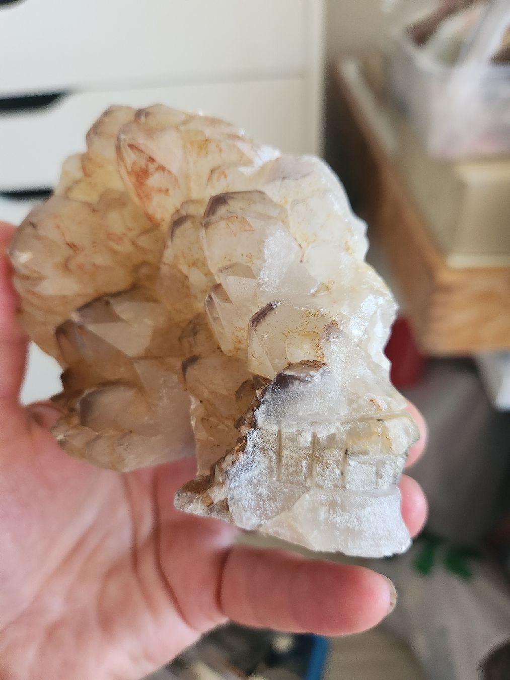 Tutte le decorazioni: crâne de cristal de roche  – Nuovo e nell'imballaggio originale da St-Livres venduto da SilkeC 4