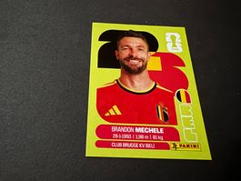 Panini FIFA Fussball WM 2026 Sticker Brandon Mechele Bel 6