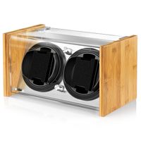 Uhrenbeweger Watch Winder 2 Automatikuhren 4 Modi leise