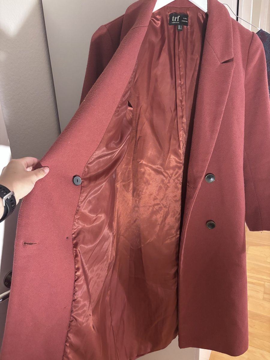 Zara Cappotti: Elegante cappotto rosa / magenta  – Usato da Zürich venduto da mat_58mf 1