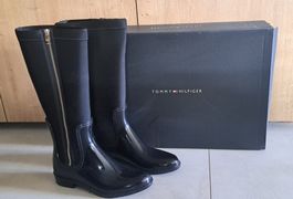 Tommy Hilfiger Regestiefel, Gr. 38, schwarz, neuwertig