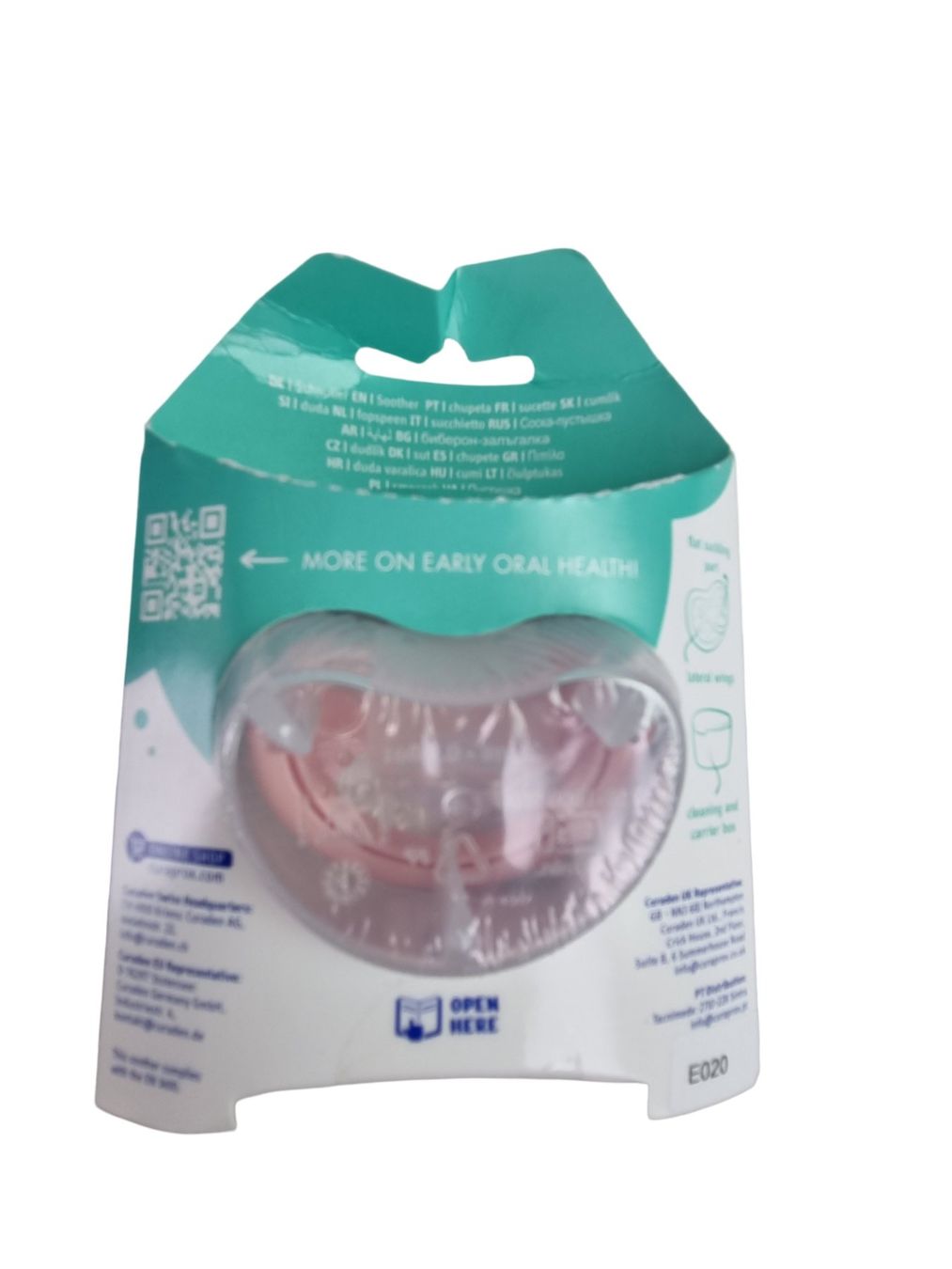 Curaprox Succhiotti & catenelle porta ciuccio: CURAPROX Baby-Schnuller extra flach – Nuovo (secondo la descrizione) da Wangen b. Olten venduto da Restwert_Wangen 1