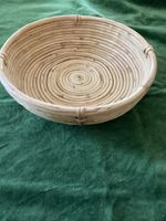 Runder Korb aus Rattan naturfarben neuwertig