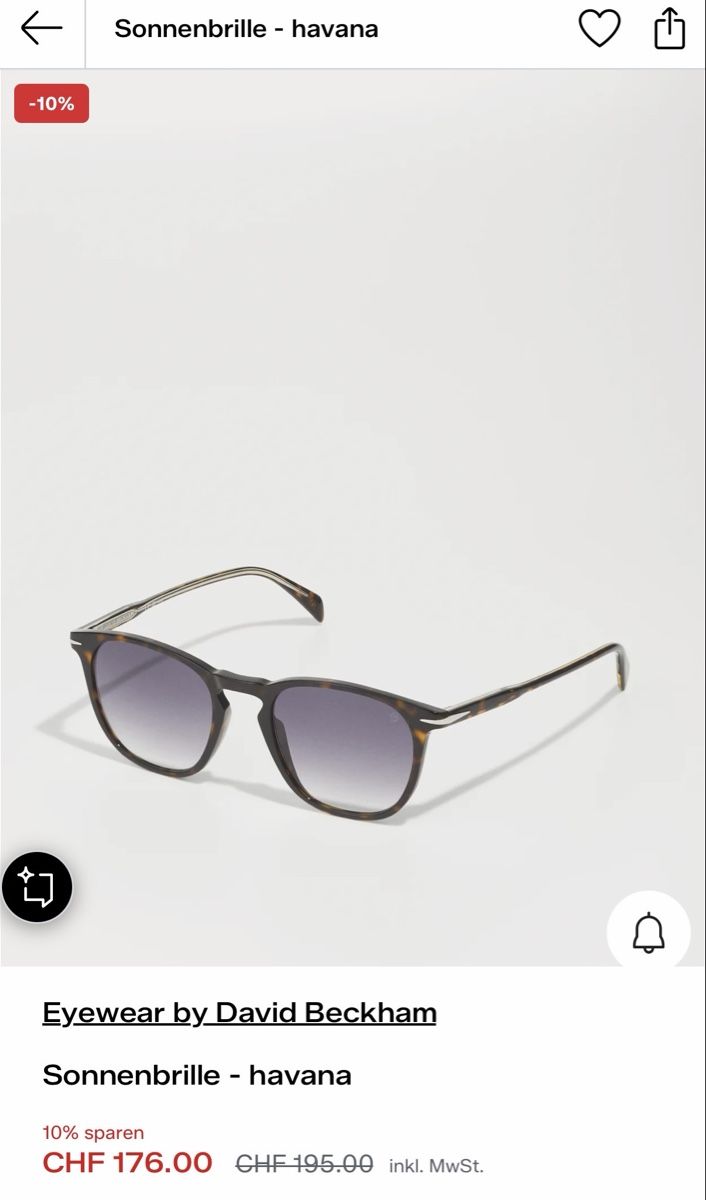 Occhiali & Lenti: Sonnenbrille Eyewear by David Beckham – Nuovo (secondo la descrizione) da Wetzikon ZH venduto da man_t7pm 3