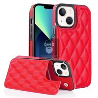 Schutzhülle Lux Etui Case Cover Leder Rot für iPhone 15 Plus