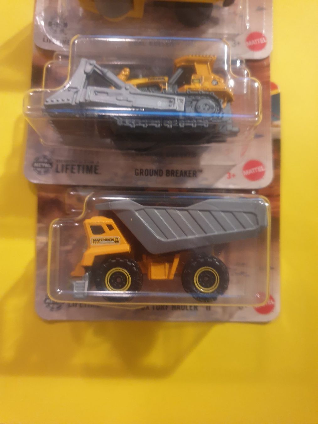 Matchbox Modellini d'auto: Matchbox Baustellen-Set 1 – Nuovo e nell'imballaggio originale da Oftringen venduto da Rotor 1