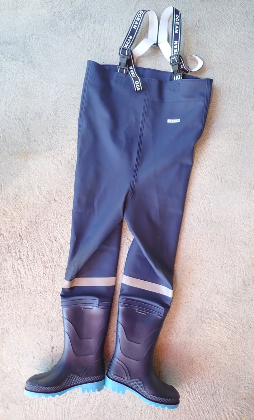 Pantaloni: Wathose OCEAN Kinder blau 34 NEU – Nuovo (secondo la descrizione) da Langnau i. E. venduto da chebsli 1