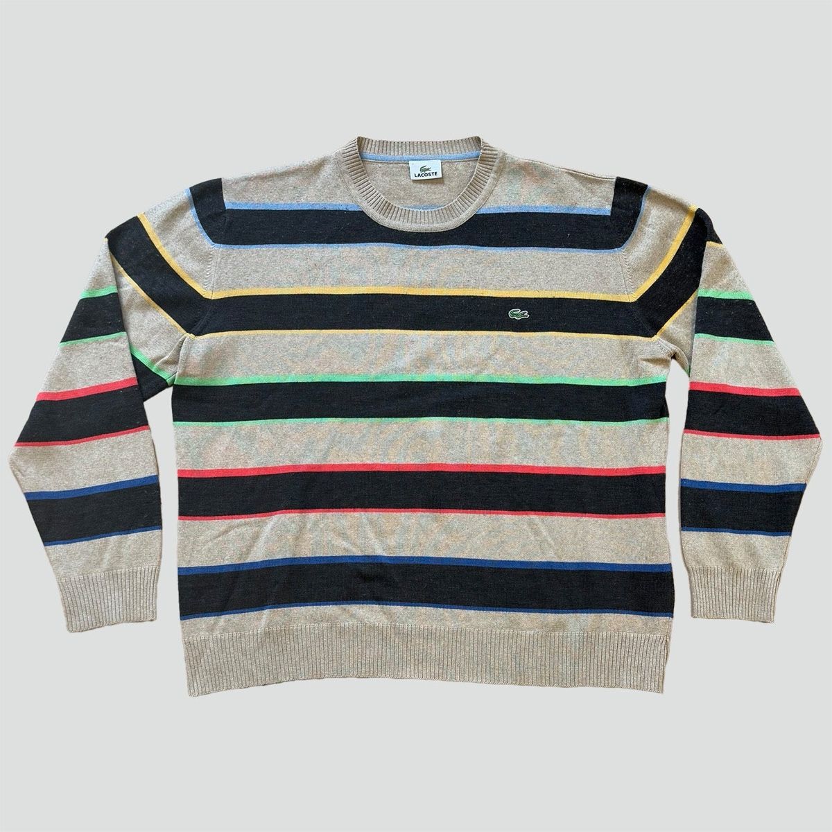 Lacoste Maglioni & Felpe: Vintage Striped Lacoste Strickpullover (nike stüssy retro) – Usato da St. Gallen venduto da sourced_limited