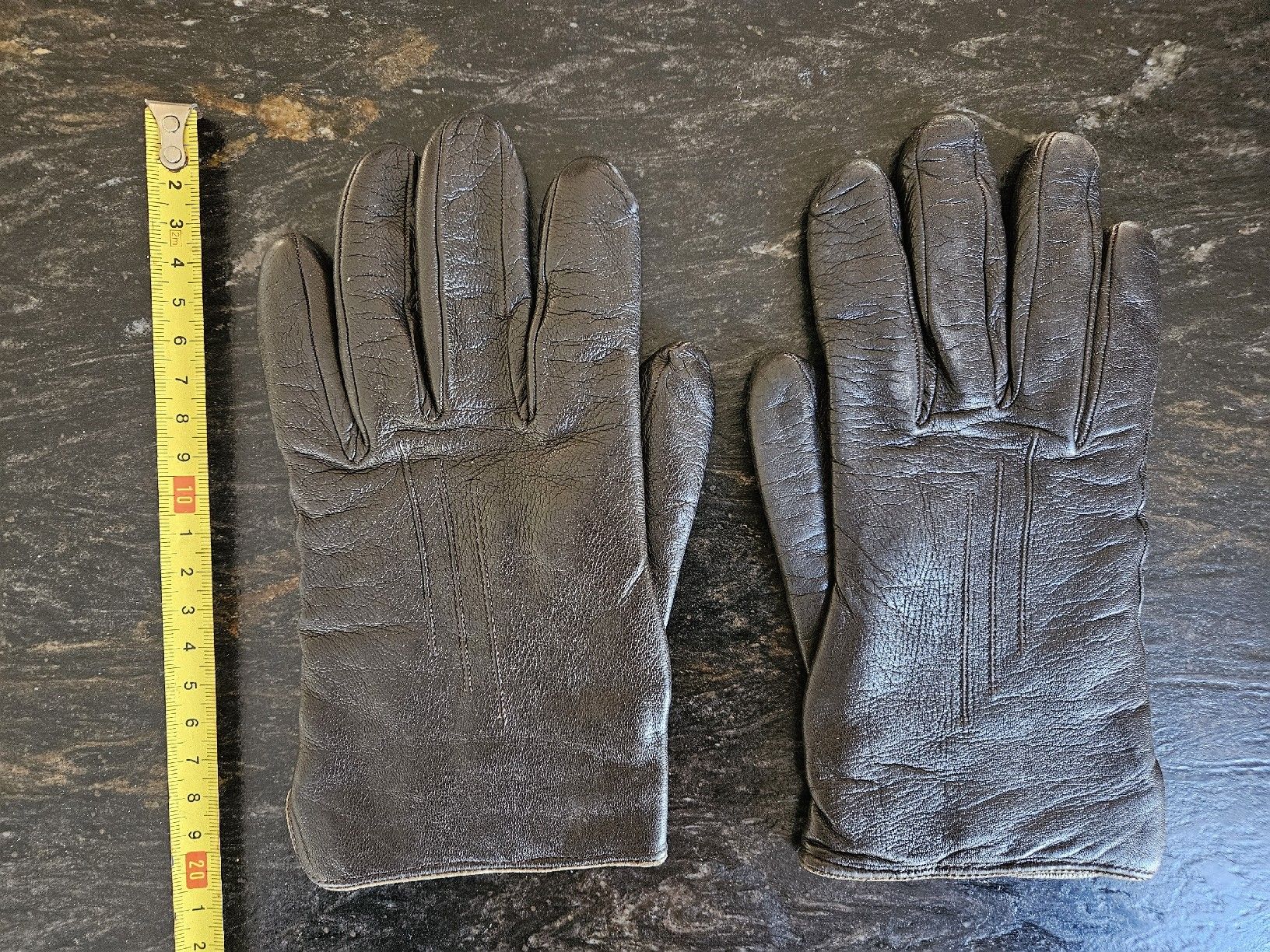 Guanti & manicotti: Lederhandschuhe, Braun, Vintage – Usato da Eschenbach SG venduto da MarThu 1