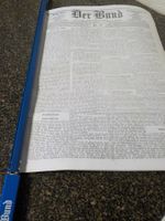 Bund-Zeitung, 7.5.1922, Kopie mit Zeitungshalter