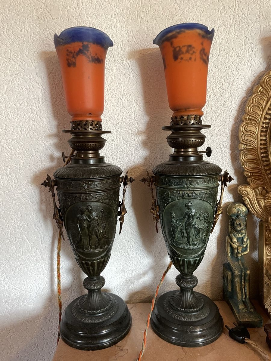 Lampen: 2 Jugendstil Leuchten Lampen – Gebraucht aus Bern von fotolog111