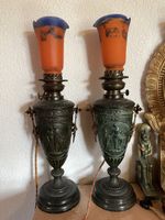 2 Jugendstil Leuchten Lampen