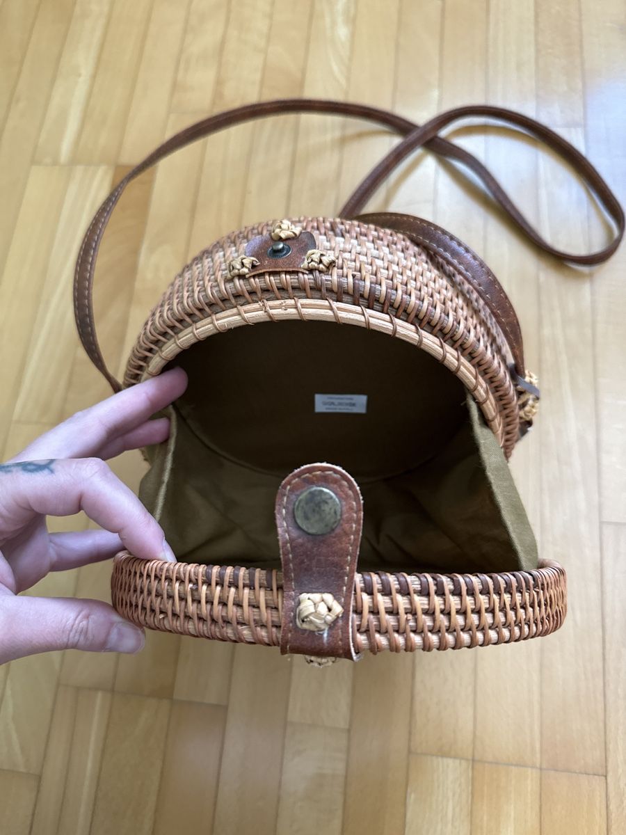 Borse da donna: Boho Korbtasche rund – Nuovo (secondo la descrizione) da Winkel venduto da _OachKatzerl_ 1