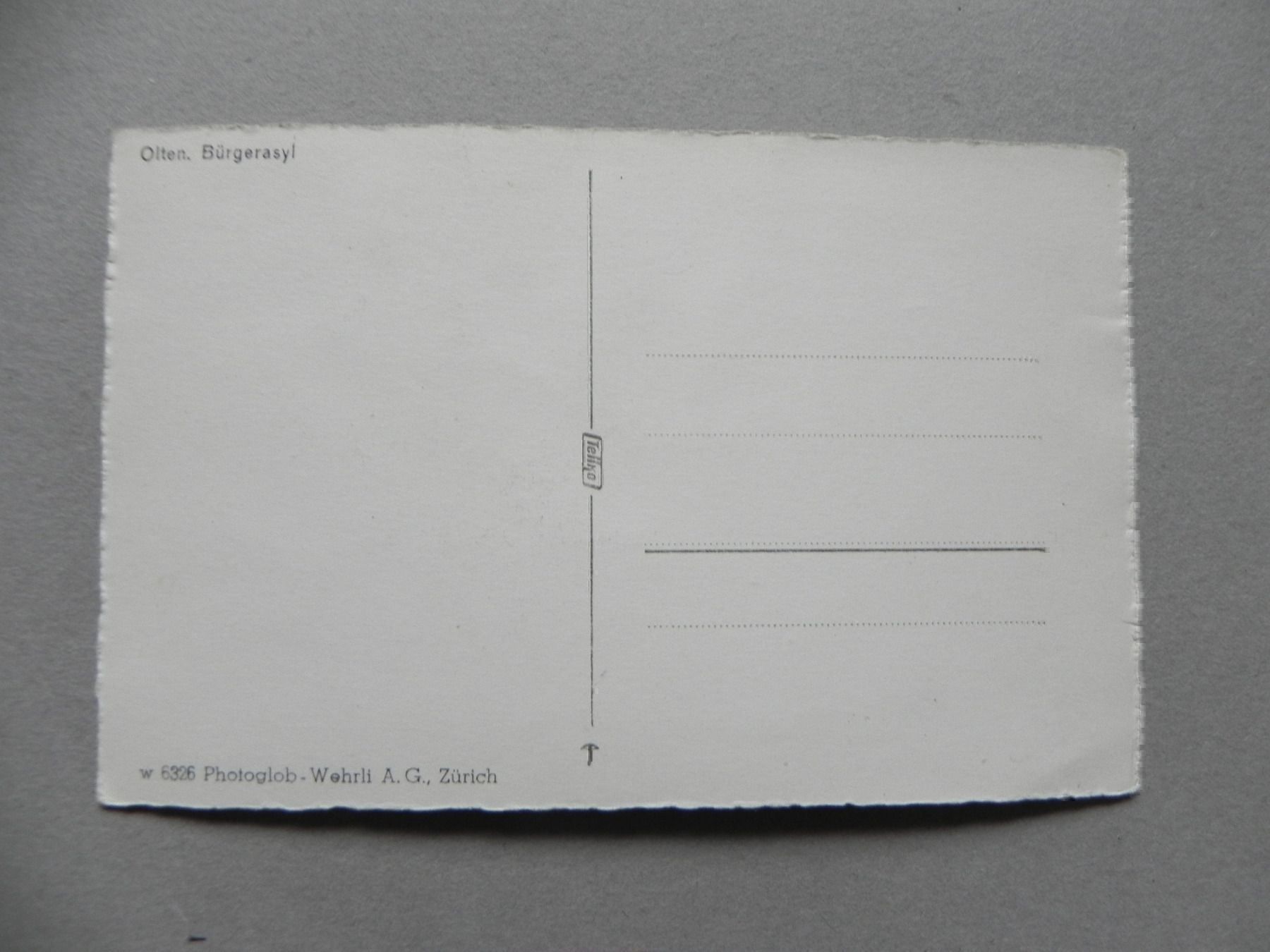 Cartoline postali: Ansichtskarte Olten SO Bürgerasyl 1940 – Usato da Siebnen venduto da krimsie 1
