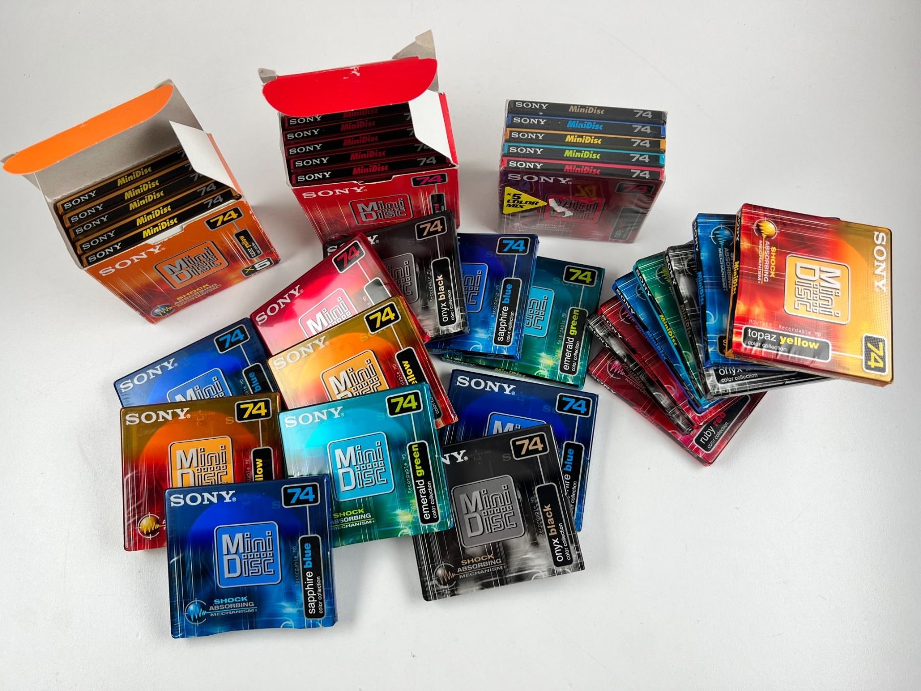 Sony Minidisc: SONY 74 - Mini Discs - Neu in OVP - Mini Disks – Neu und originalverpackt aus Langenthal von Schmittchen