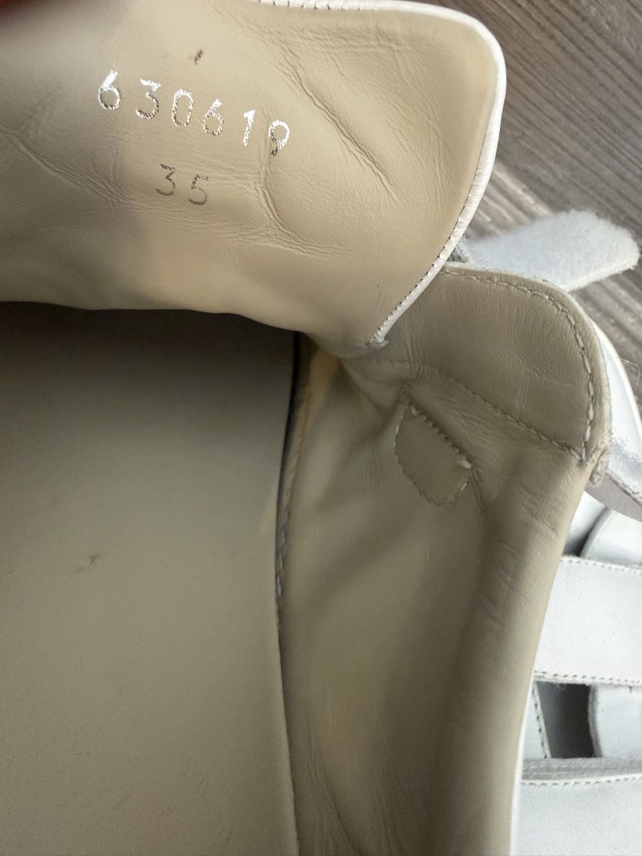 Gucci Scarpe per ragazze: Baskets Gucci cuir blanc avec scratch taille 35 – Usato da Monthey venduto da Joseph-29 6
