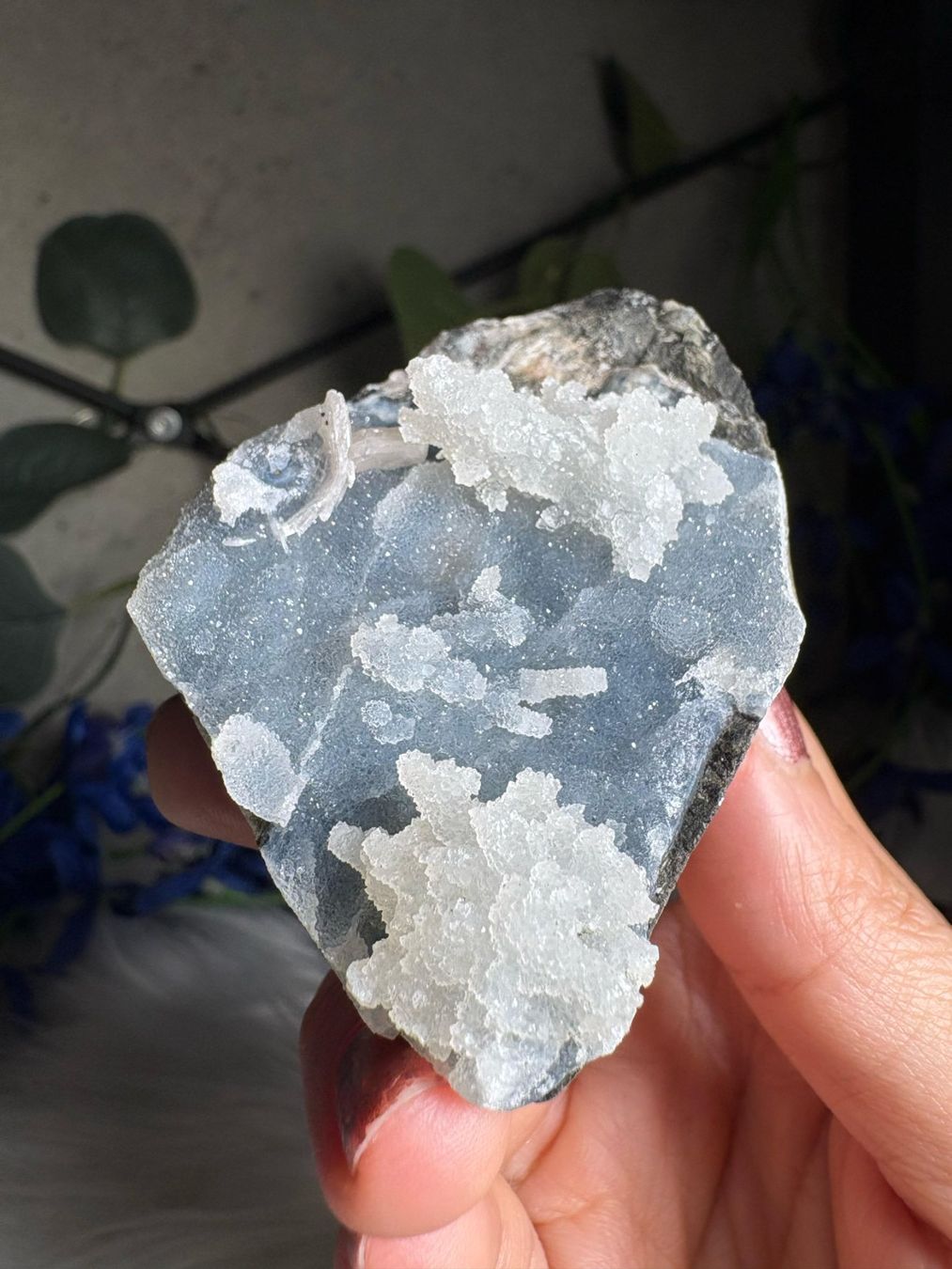 Minerali & Pietre curative: Chalcedon-Stalaktit mit Heulandit – Nuovo (secondo la descrizione) da Neuheim venduto da m.hald 3